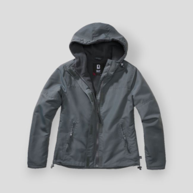 Coupe vent femme zip anthracite - Brandit