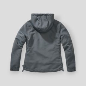 Damen Windjacke mit Reißverschluss Anthrazit - Brandit