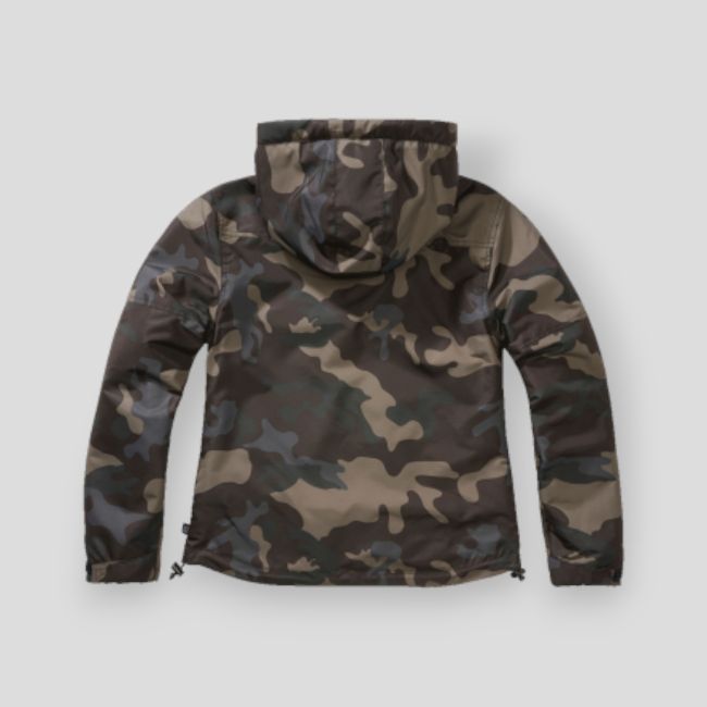 Damen Windjacke mit Reißverschluss darkcamo - Brandit