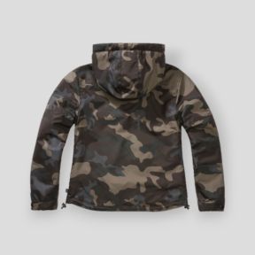 Damska kurtka wiatrówka z zamkiem darkcamo - Brandit