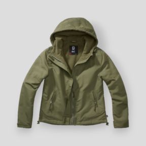 Coupe vent femme zip olive - Brandit