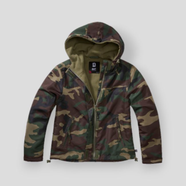 Coupe vent femme zip woodland - Brandit