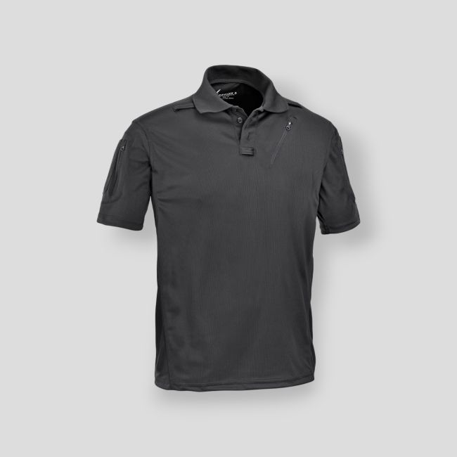 Kurzarm-Polo mit Taschen Advanced Tactical - Schwarz - Defcon 5