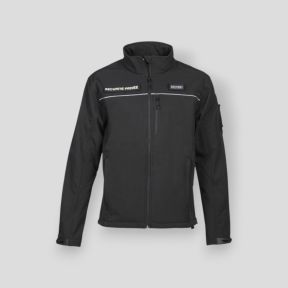 Softshell jas Particuliere Beveiliging - Zwart - CityGuard