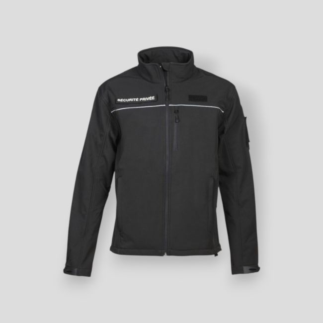 Veste softshell Sécurité Privée - Noir - CityGuard