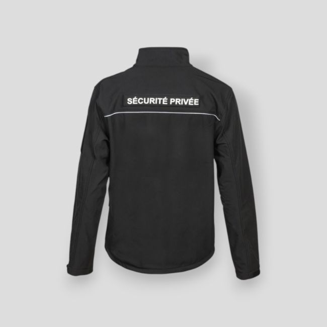 Softshell-Jacke Private Sicherheit - Schwarz - CityGuard