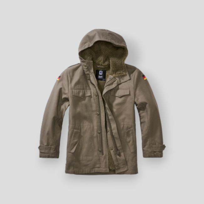 BW kinderparka olijfgroen - Brandit