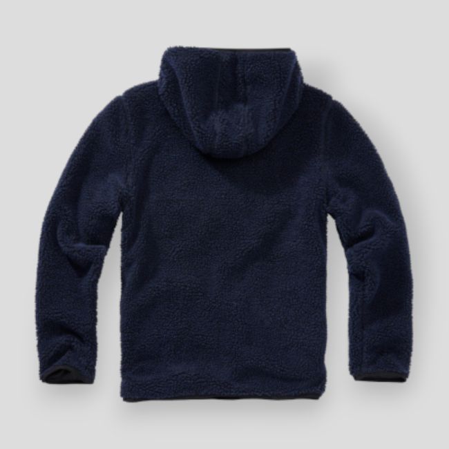 Fleece hoodie met rits marineblauw - Brandit