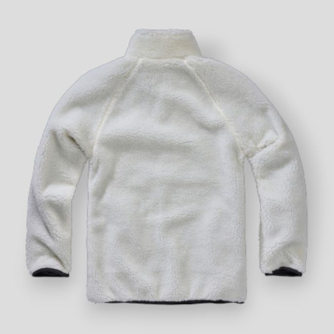 Fleece-Sweatjacke weiß - Brandit