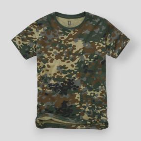 Kinder T-shirt camo flecktarn - Brandit