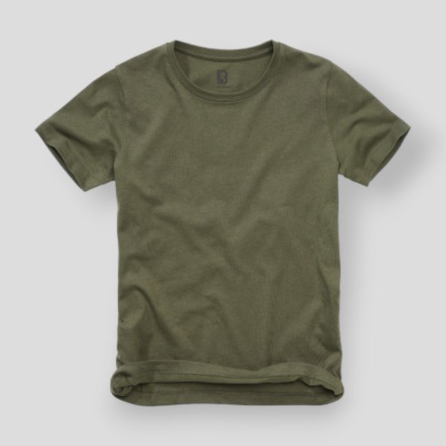 Kinder-T-Shirt Oliv - Brandit