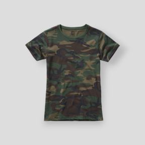 Dames T-shirt woodland - Brandit