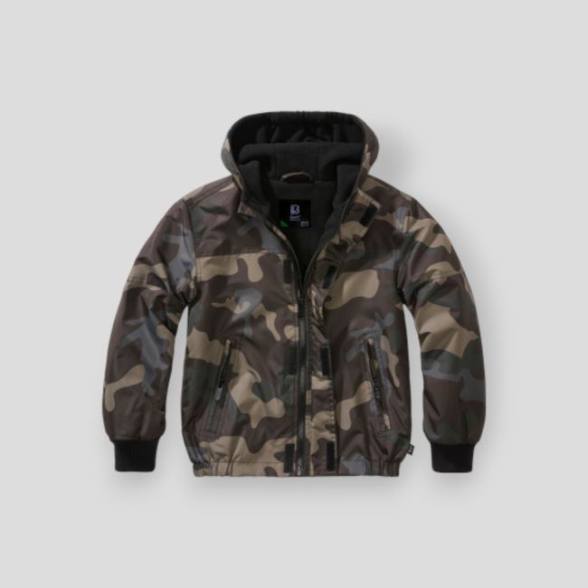 Kinder windjack darkcamo - Brandit