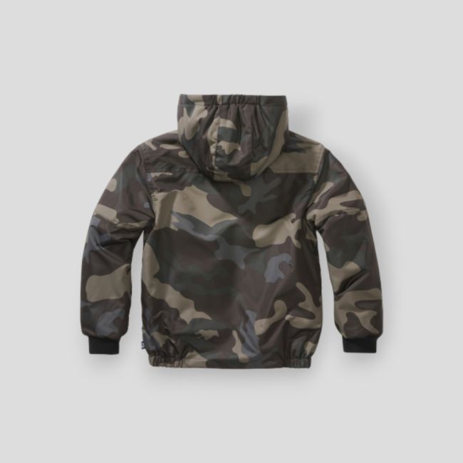 Veste coupe vent enfant darkcamo - Brandit