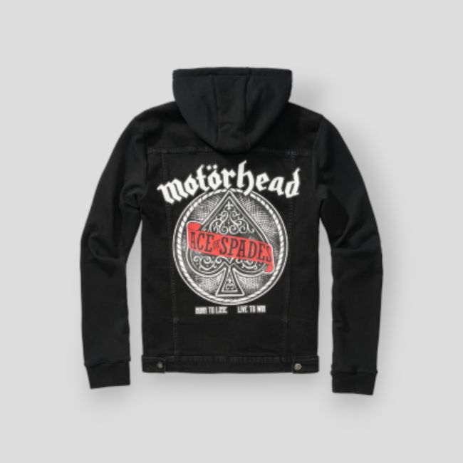 Spijkerjack Motörhead zwart - Brandit