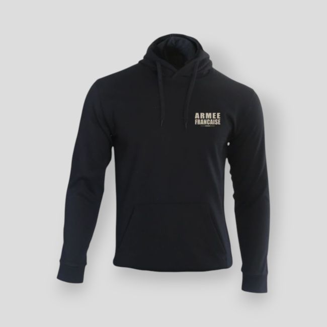 Felpa 280g Armée Française BV - Nero - Summit Outdoor Lifestyle
