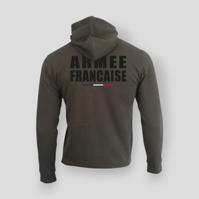 Felpa con zip Esercito Francese - Kaki - Summit Outdoor Lifestyle