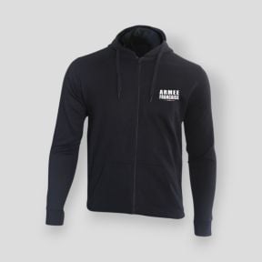 Felpa con zip Armée Française - Nero - Summit Outdoor Lifestyle