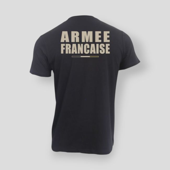 Camiseta 190g Ejército Francés BV - Negro - Summit Outdoor Lifestyle