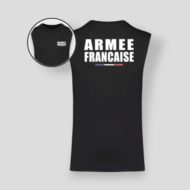 Camisola de Alças 145g Armée Française - Preto - Summit Outdoor Lifestyle