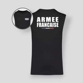 T-shirt sans manche Armée Française - Noir - Summit Outdoor Lifestyle