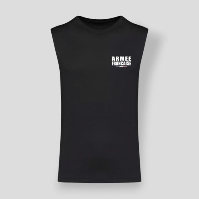 T-shirt sans manche Armée Française - Noir - Summit Outdoor Lifestyle