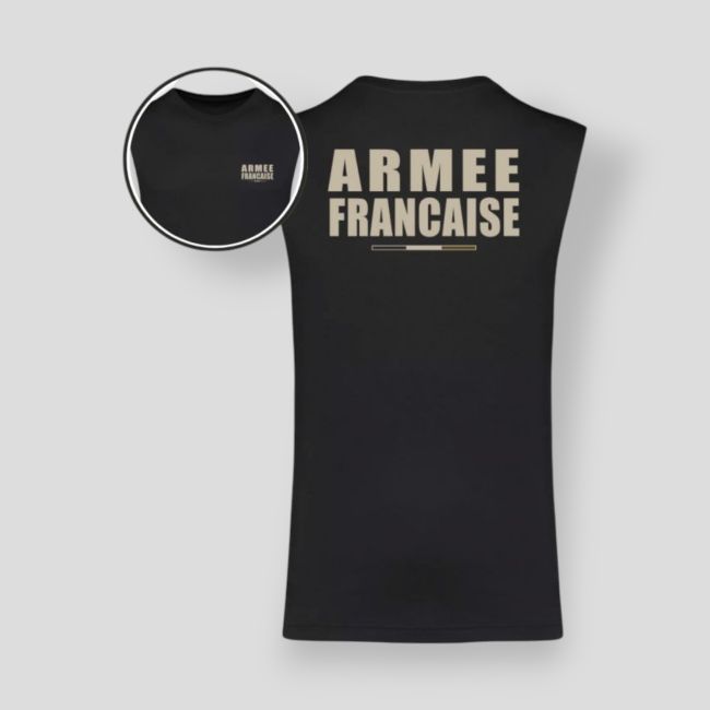 T-shirt sans manche Armée Française BR - Noir - Summit Outdoor Lifestyle
