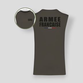 Ärmelloses T-Shirt Armée Française Dark - Khaki - Summit Outdoor Lifestyle