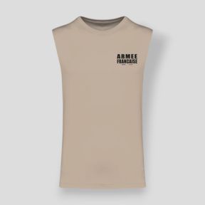 Camiseta de tirantes 145g Armée Française - Light Sand - Summit Outdoor Lifestyle