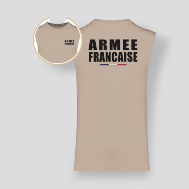 Camisola de alças 145g Armée Française - Light Sand - Summit Outdoor Lifestyle