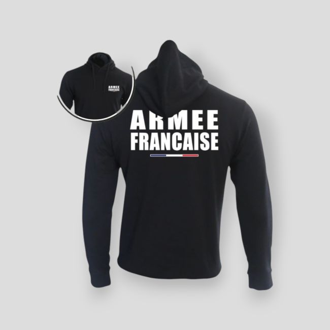Sweat-shirt 280g Armée Française - Preto - Summit Outdoor Lifestyle