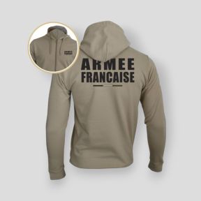 Sweatshirt met rits Armée Française BR Light - Coyote - Summit Outdoor Lifestyle