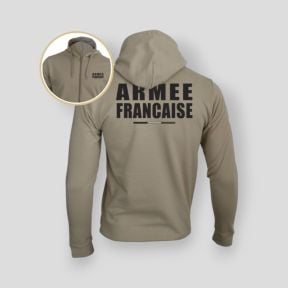 Sweatshirt met rits Armée Française BR Light - Coyote - Summit Outdoor Lifestyle