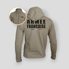 Sweat-shirt zippé Armée Française Light - Coyote - Summit Outdoor Lifestyle