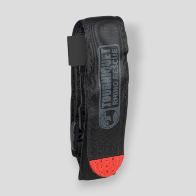 Garrot tourniquet plastique - Noir/Rouge - Rhino Rescue