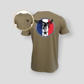T-shirt 190g Troupes de Montagne France - Coyote - Summit Outdoor Lifestyle