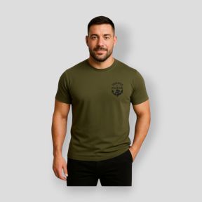T-shirt 190g Wojska Morskie - Khaki - Summit Outdoor Lifestyle