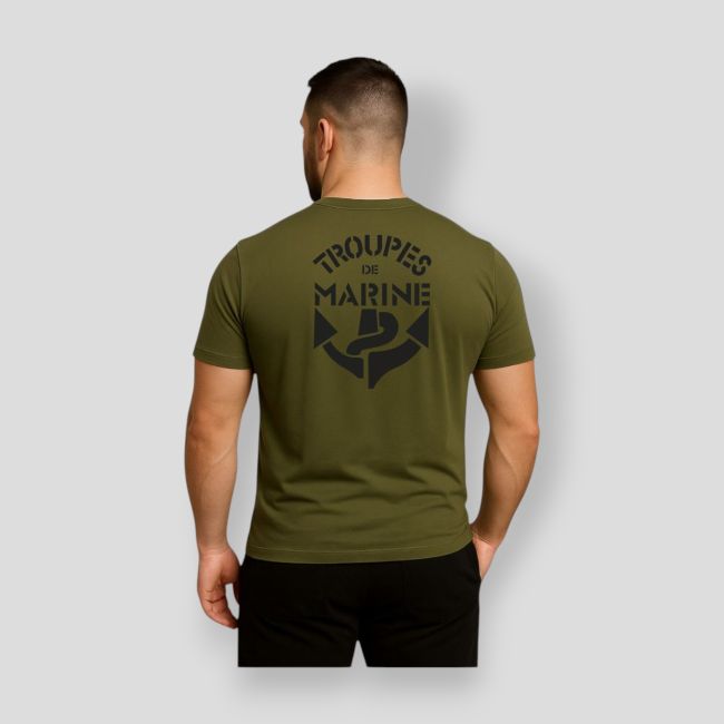 T-shirt 190g Troupes de Marine - Kaki - Summit Outdoor Lifestyle