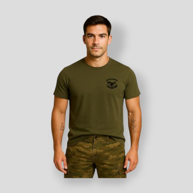 T-shirt 190g Troupes de Montagne - Kaki - Summit Outdoor Lifestyle