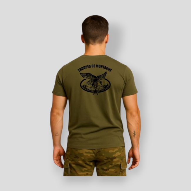 T-Shirt 190g Gebirgstruppen - Khaki - Summit Outdoor Lifestyle