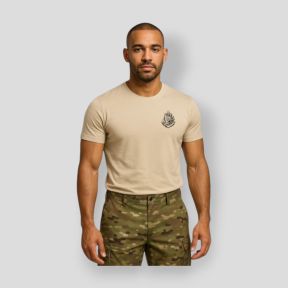 T-shirt 190g Parachutiste Colo - Coyote - Summit Outdoor Lifestyle
