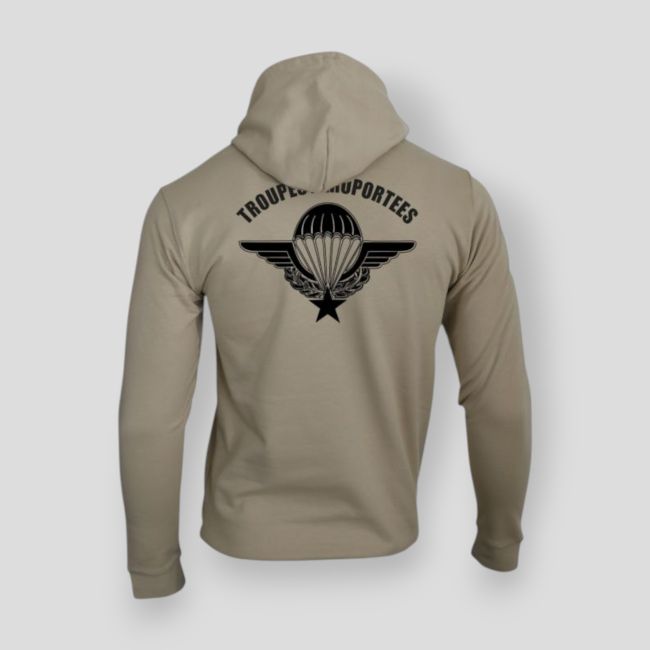 Felpa con zip Troupes Aéroportées - Light Sand - Summit Outdoor Lifestyle