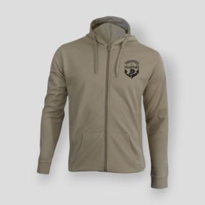 Sweatshirt com fecho de correr Tropas de Marinha - Light Sand - Summit Outdoor Lifestyle