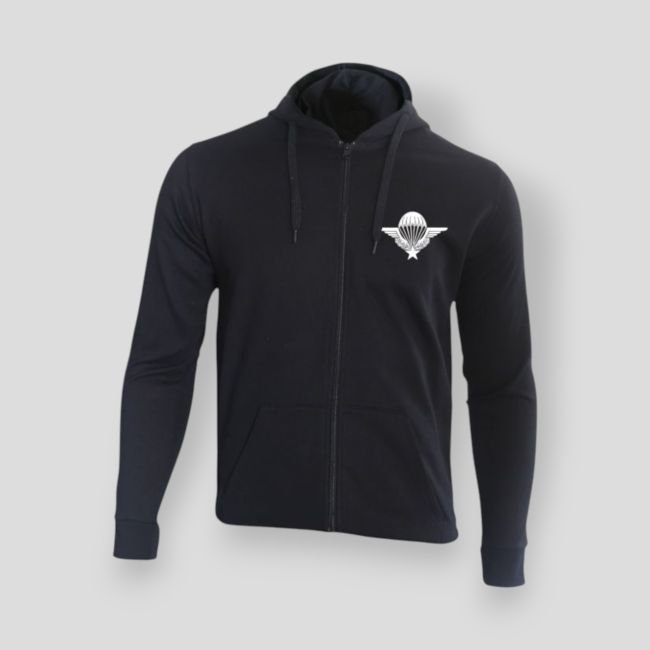 Sweatshirt mit Reißverschluss Luftlandetruppen Frankreich - Schwarz - Summit Outdoor Lifestyle