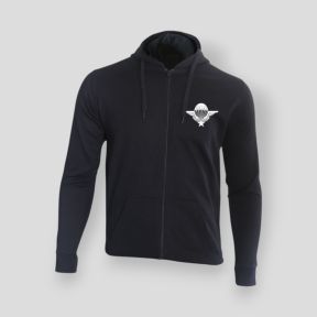 Sweatshirt met rits Luchtlandingstroepen Frankrijk - Zwart - Summit Outdoor Lifestyle