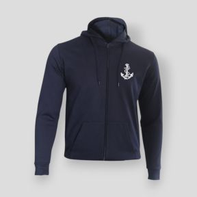 Sweatshirt met rits Troupes de Marine France - Marineblauw - Summit Outdoor Lifestyle