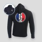 Sweatshirt mit Reißverschluss Troupes de Marine France - Marineblau - Summit Outdoor Lifestyle