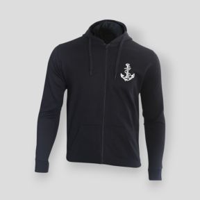 Sweatshirt met rits Troupes de Marine France - Zwart - Summit Outdoor Lifestyle