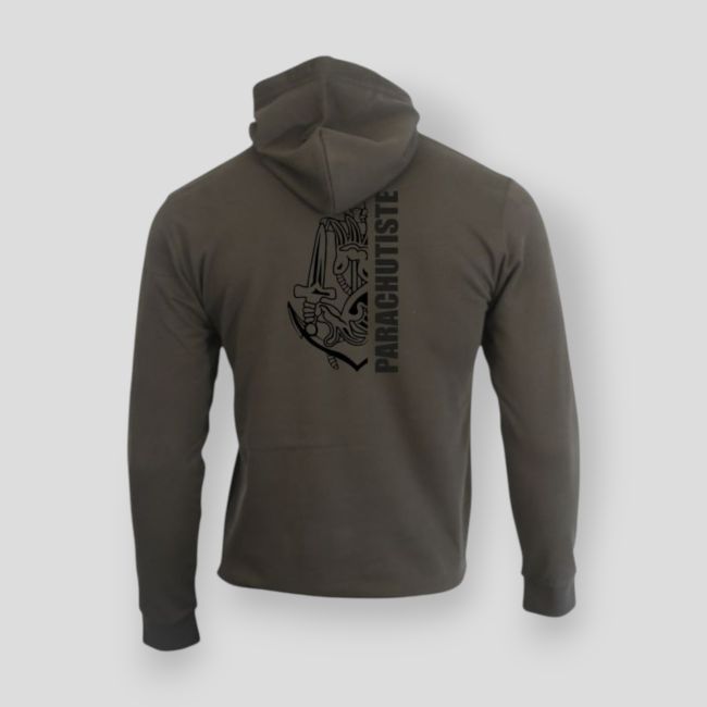 Sweat-shirt zippé Parachutiste Colo - Kaki - Summit Outdoor Lifestyle