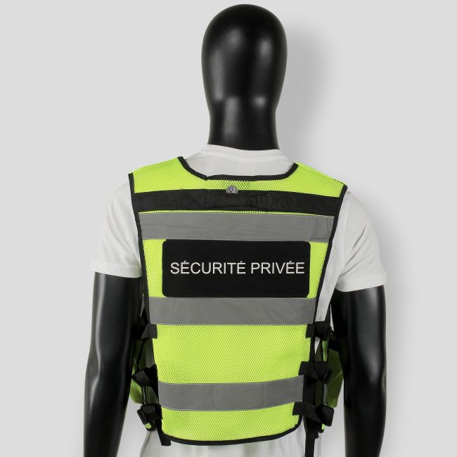 Colete Thor Mesh Segurança Privada - Amarelo - VVS